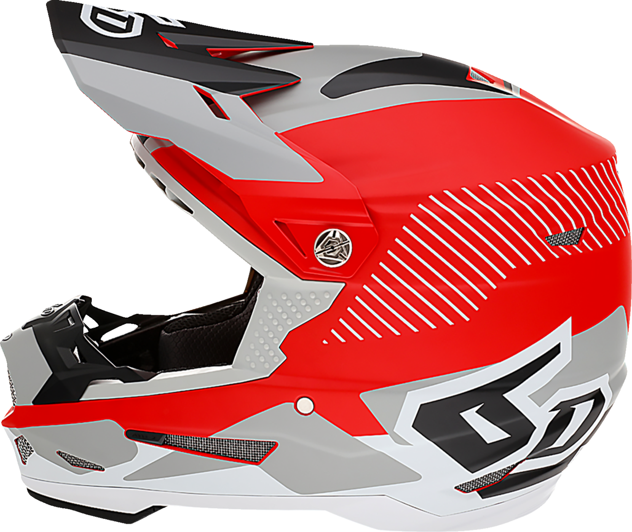 6D ATR-2 Helmet - Fusion - Red image 4