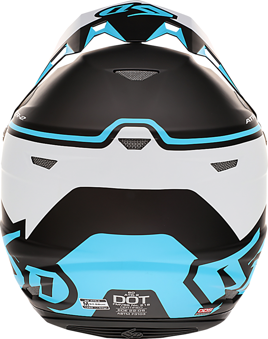 6D ATR-2 Helmet Drive Cyan image 1