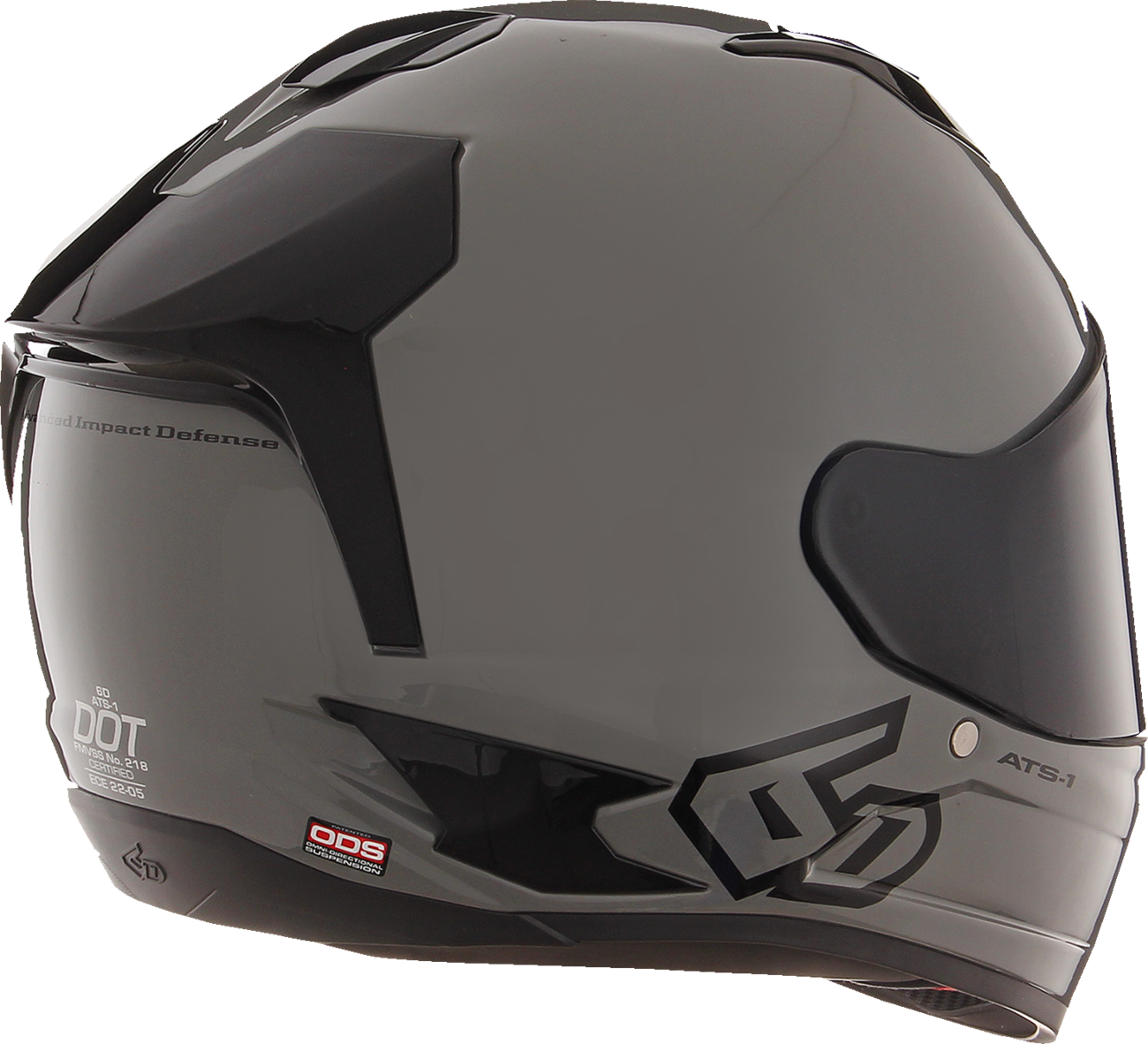 6D ATS-1R Helmet - Gloss Gray image 7