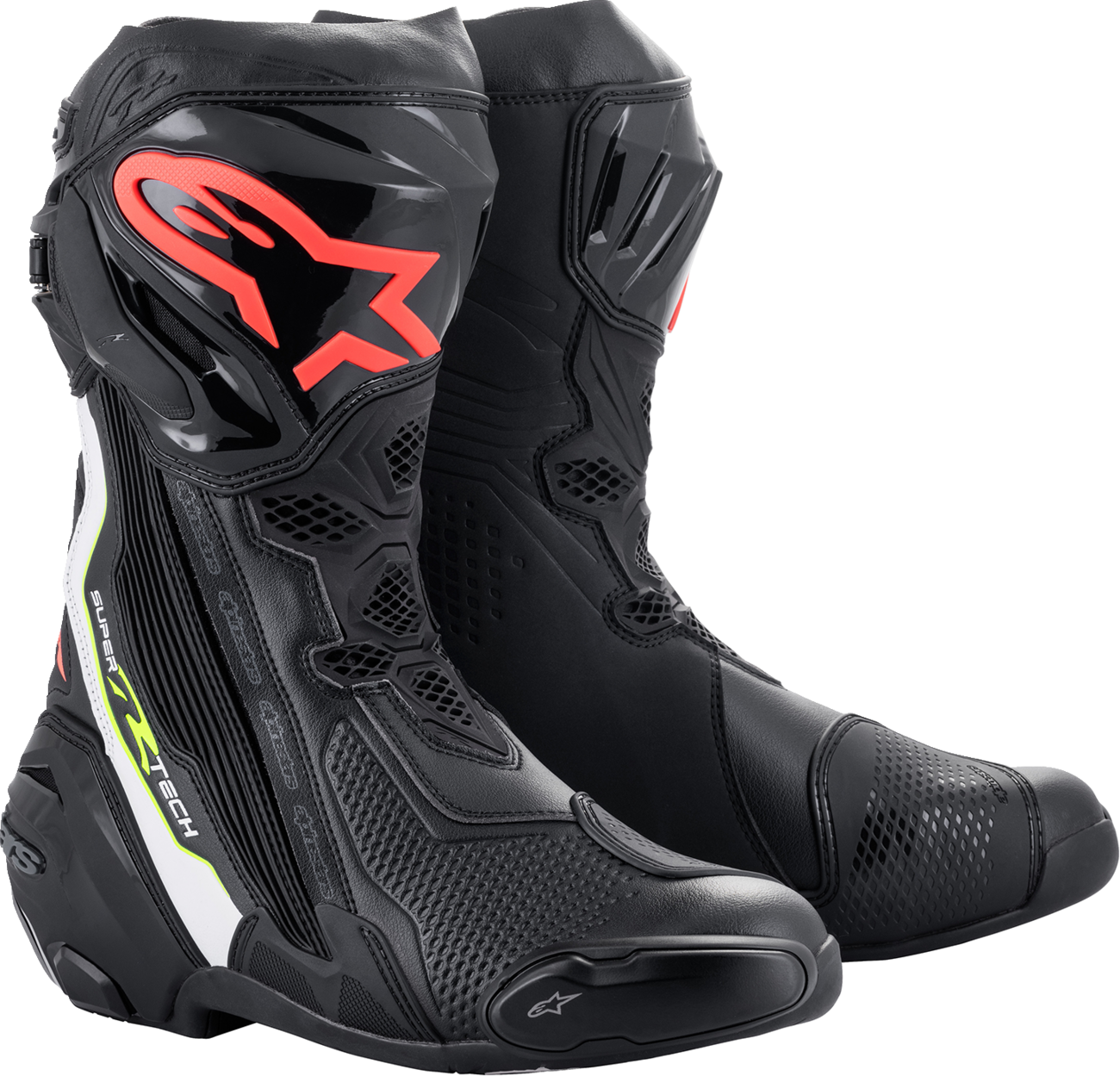 Alpine Stars Supertech R Boots - Black/Red image 0