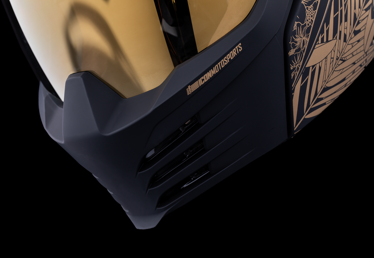 ICON Elsinore™ Kaonohi Black/Gold Helmet image 13