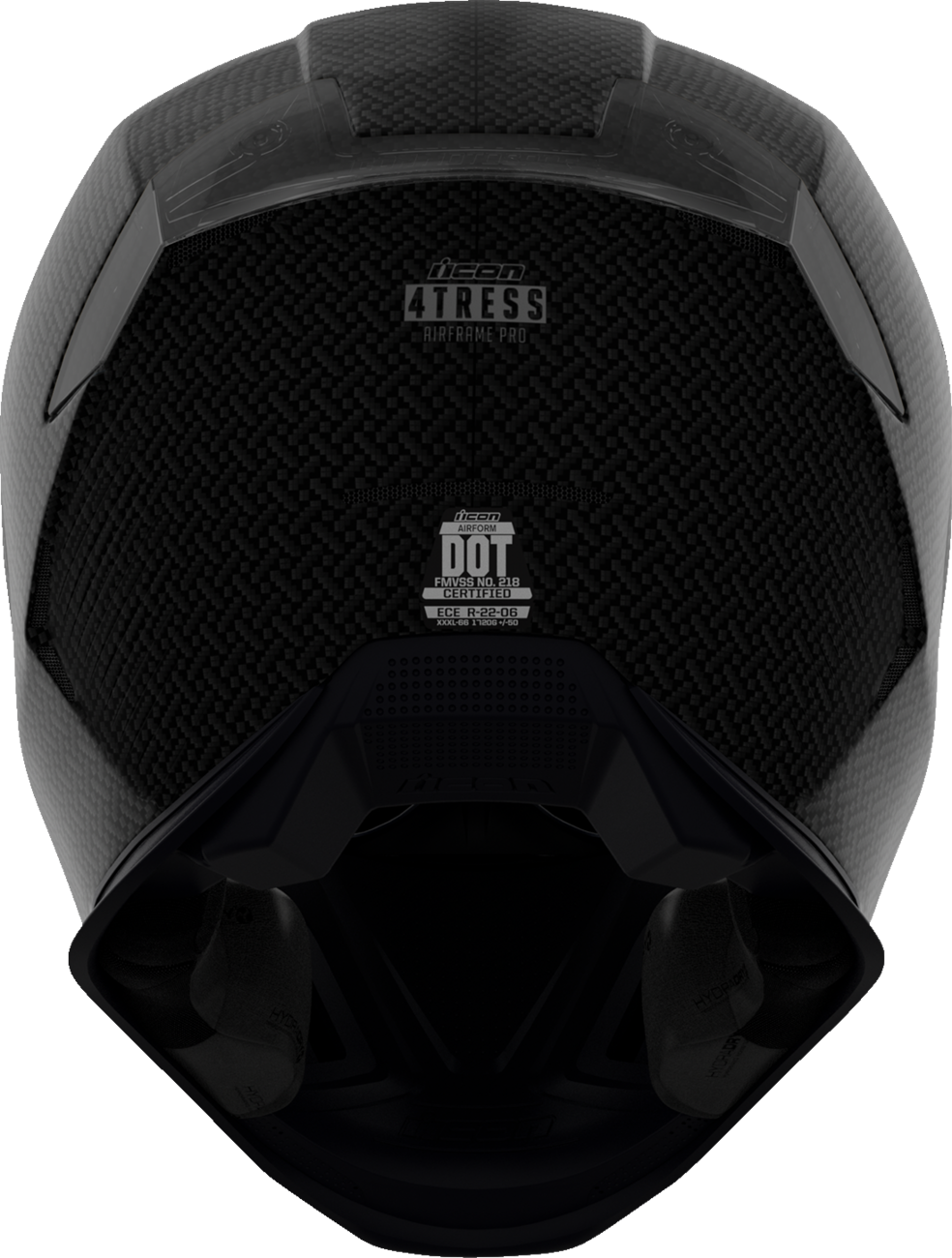 ICON Airframe Pro Helmet - Carbon 4Tress - Black image 3