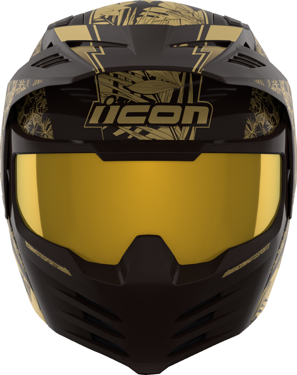 ICON Elsinore™ Kaonohi Black/Gold Helmet image 4