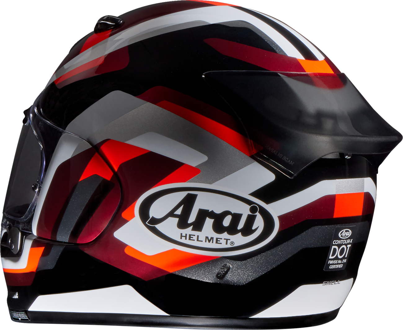 ARAI Contour-X Helmet - Snake - Red image 6
