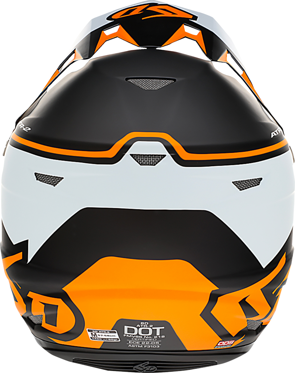 6D ATR-2 Helmet Drive Neon Orange image 1