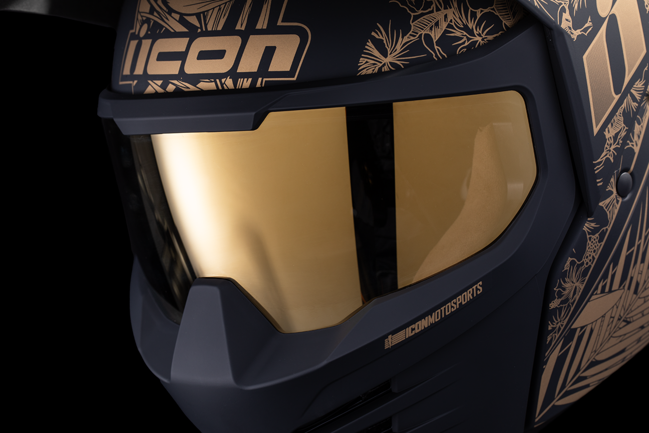 ICON Elsinore™ Kaonohi Black/Gold Helmet image 9