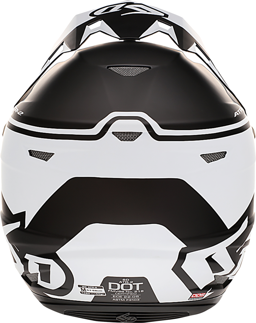 6D ATR-2 Helmet - Drive - White image 3