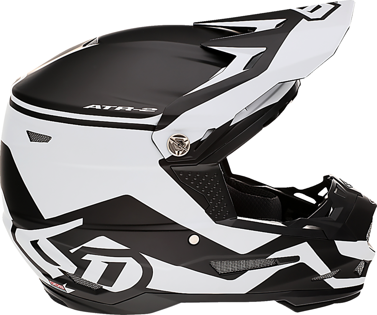 6D ATR-2 Helmet - Drive - White image 2