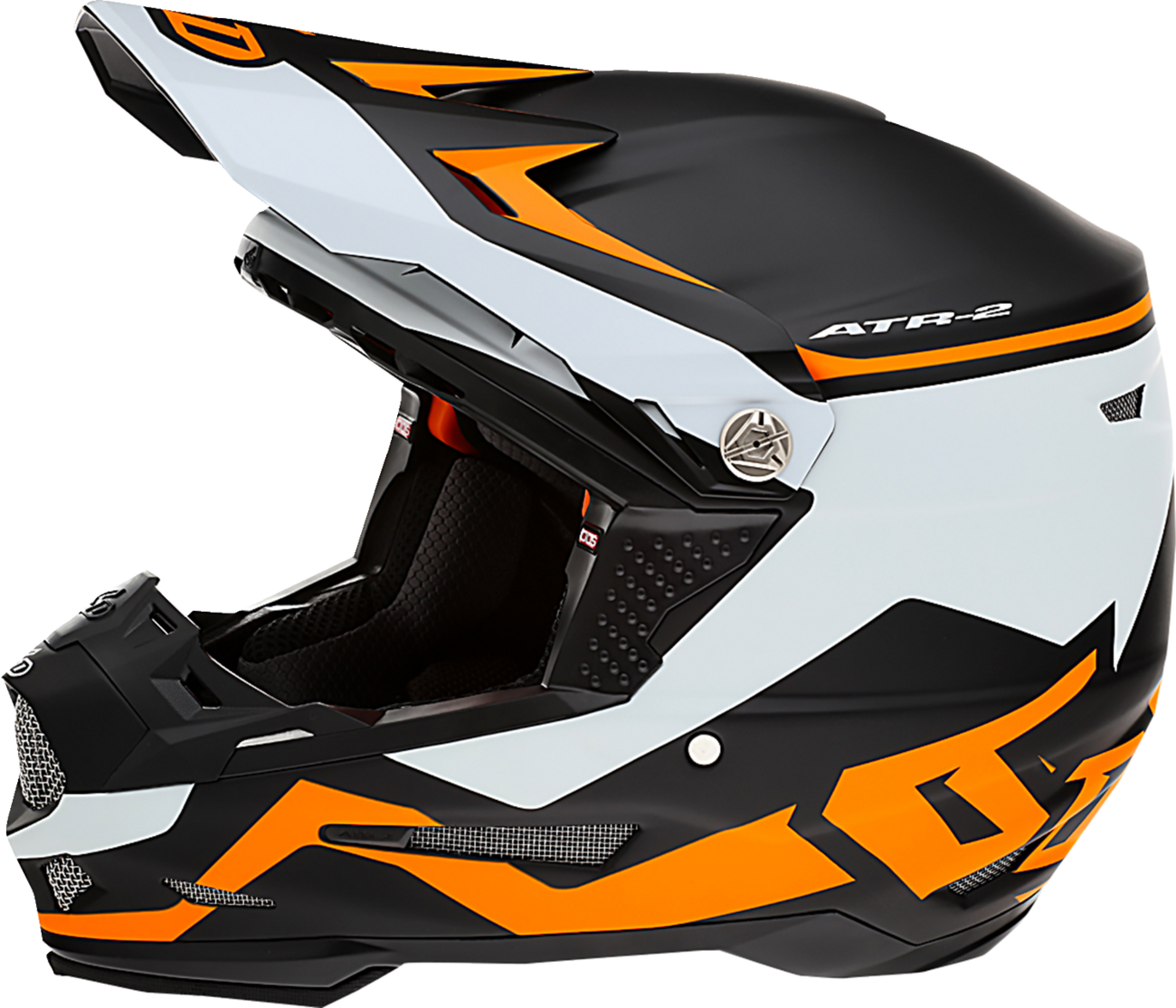 6D ATR-2 Helmet Drive Neon Orange image 2