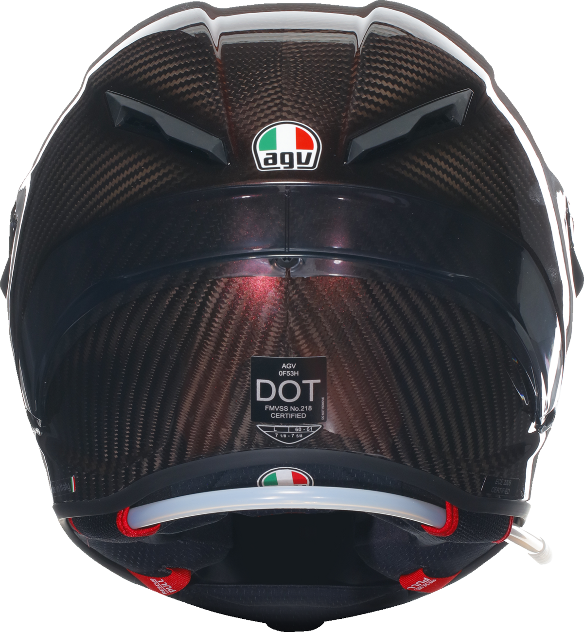 AGV Pista GP RR Helmet - Red Carbon image 5