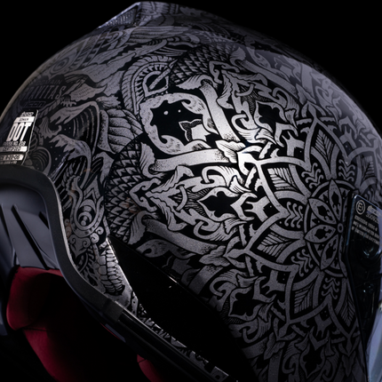 ICON Domain Helmet - Gravitas - Black image 3