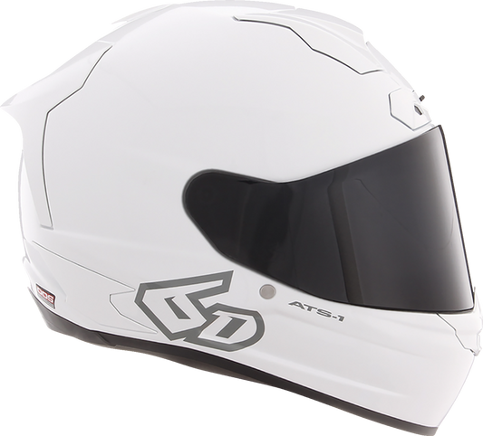 6D ATS-1R Helmet - Gloss White image 0