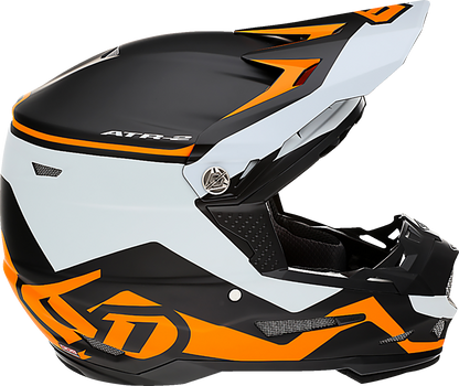 6D ATR-2 Helmet Drive Neon Orange image 4
