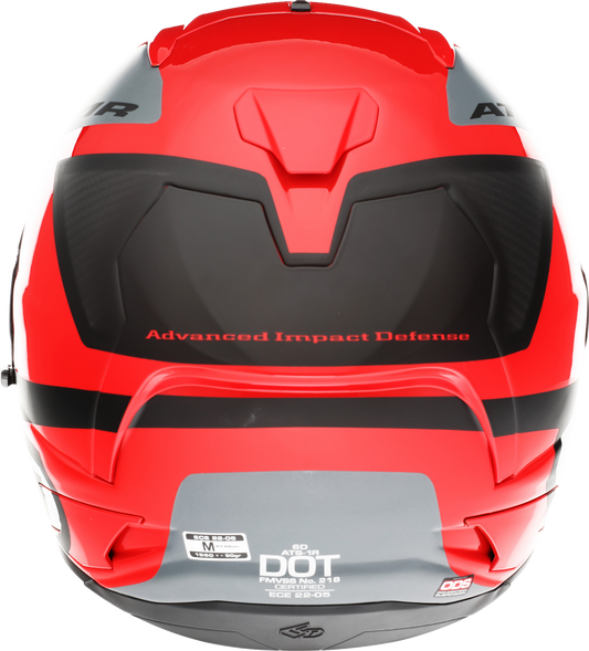 6D ATS-1R Helmet - Wyman - Red/Gray image 1