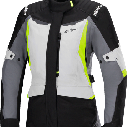 Alpinestars Stella ST-1 Waterproof Jacket - Ice Gray/Black/Yellow Fluo