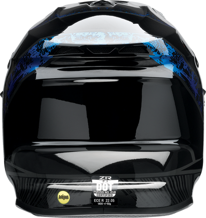 Z1R F.I. Helmet - Fractal - MIPS® - Blue image 3