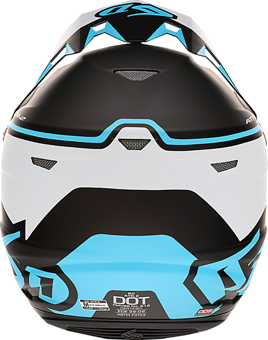 6D ATR-2 Helmet Drive Cyan image 1