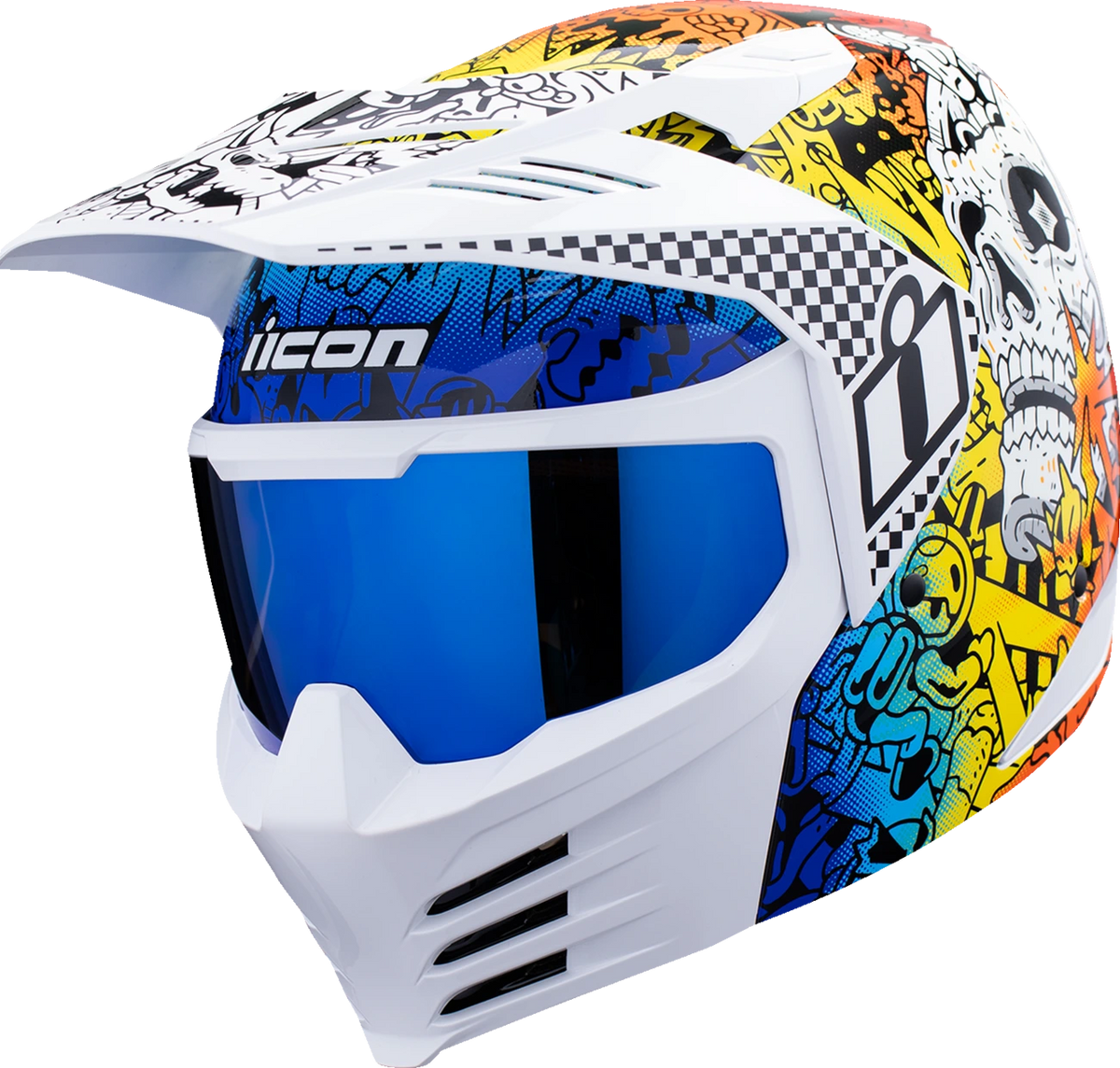 ICON Elsinore™ Helmet - Doodle 3