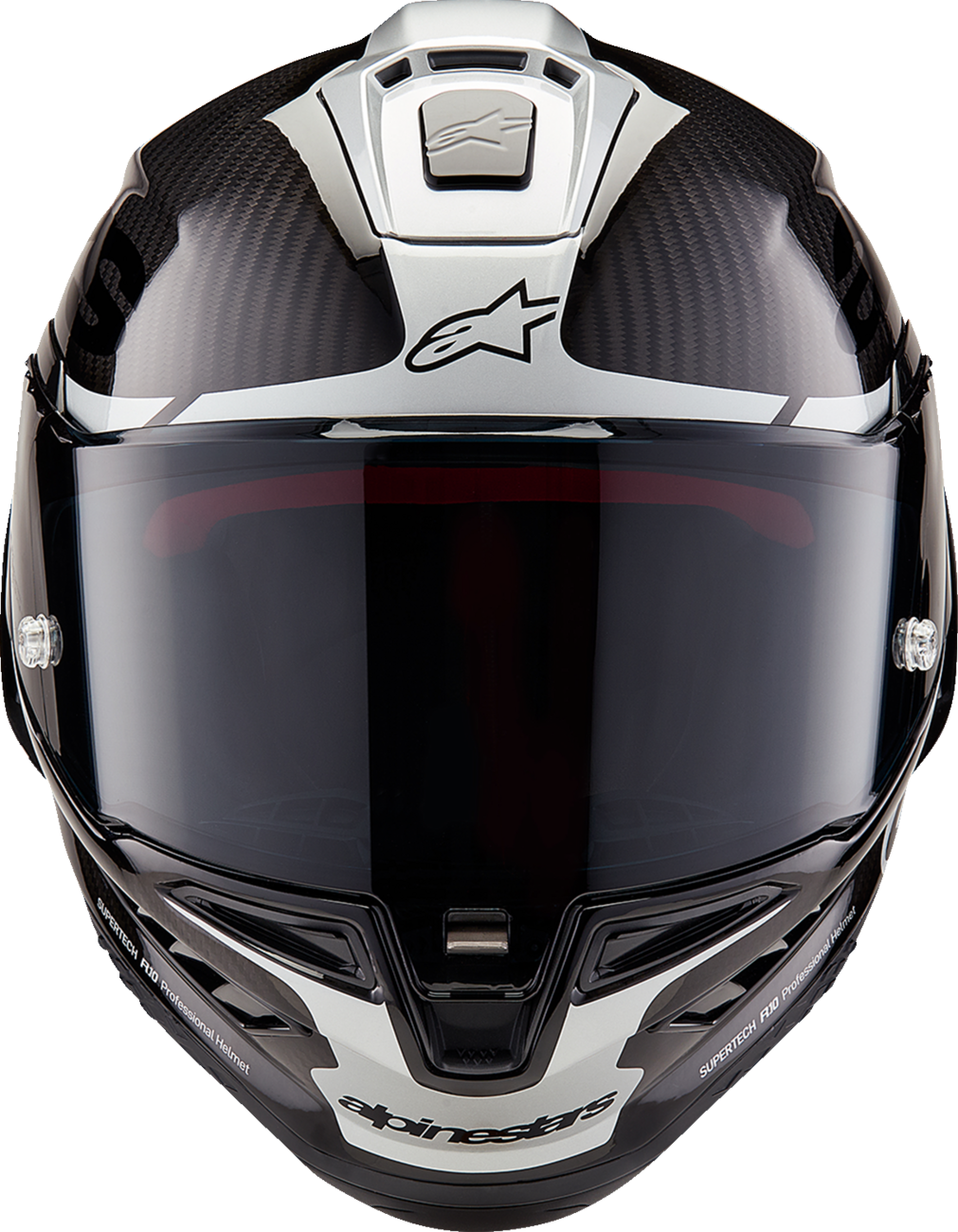 AlpineStars Supertech R10 Helmet - Element - Carbon/Silver/Black image 5