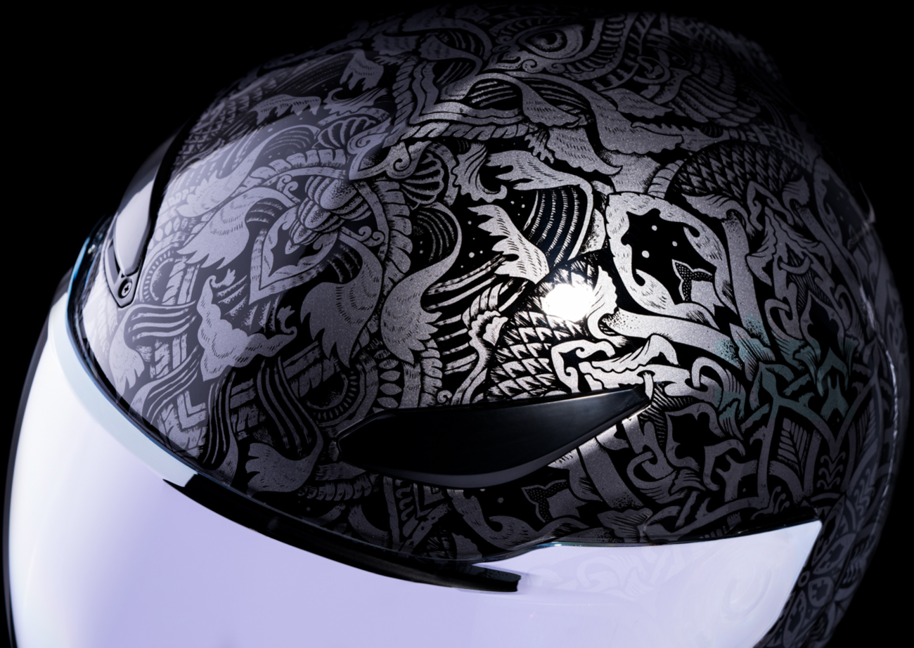 ICON Domain Helmet - Gravitas - Black image 7