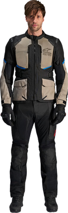 Alpinestars Andes Air Drystar Jacket - Black/Laurel Gray/Bright Blue