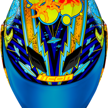 ICON Airflite Helmet - Bugoid Blitz - Blue image 1