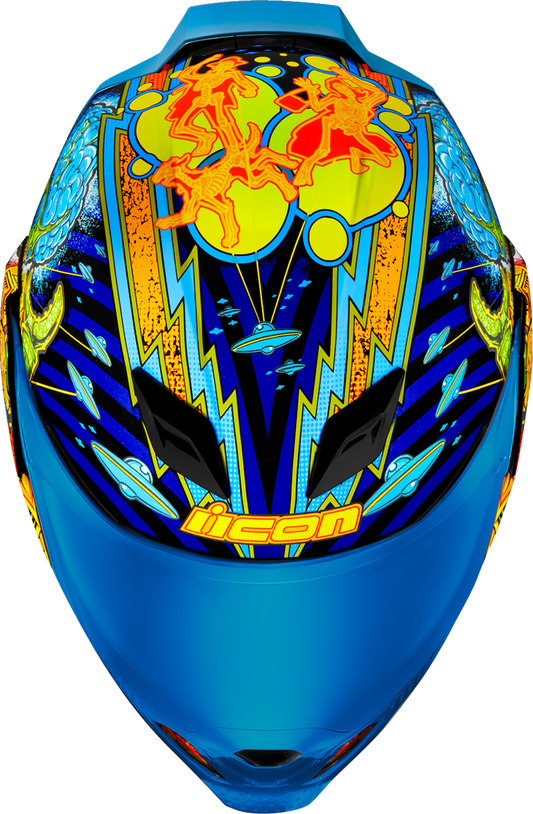 ICON Airflite Helmet - Bugoid Blitz - Blue image 1