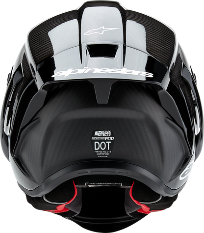 AlpineStars Supertech R10 Helmet - Solid - Carbon Black image 2
