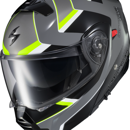 Scorpion EXO-GT930 Transformer Helmet - Morph Grey/Hi-Vis