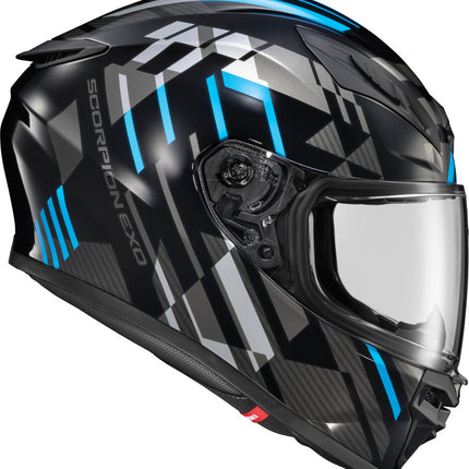 Scorpion EXO-R430 Helmet - Paradox Light Blue