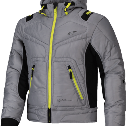 Alpinestars MO.ST.EQ Hobbs Waterproof Jacket - Lunar Gray/Lime Punch