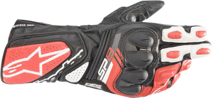 Black/White/Bright Red