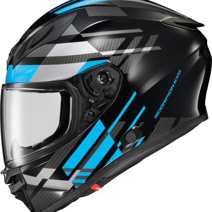 Scorpion EXO-R430 Helmet - Paradox Light Blue