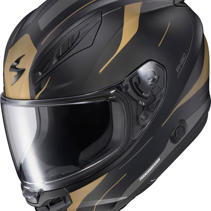 Scorpion EXO-R430 Helmet - Cutlass Black/Gold