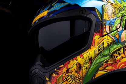 ICON Airflite Helmet - Bugoid Blitz - Blue image 4