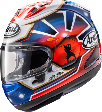 ARAI Corsair-X Helmet - Dani Samurai-2 - Blue image 0