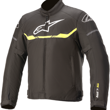 Alpinestars T-SPS Waterproof Jacket - Black/Yellow Fluo