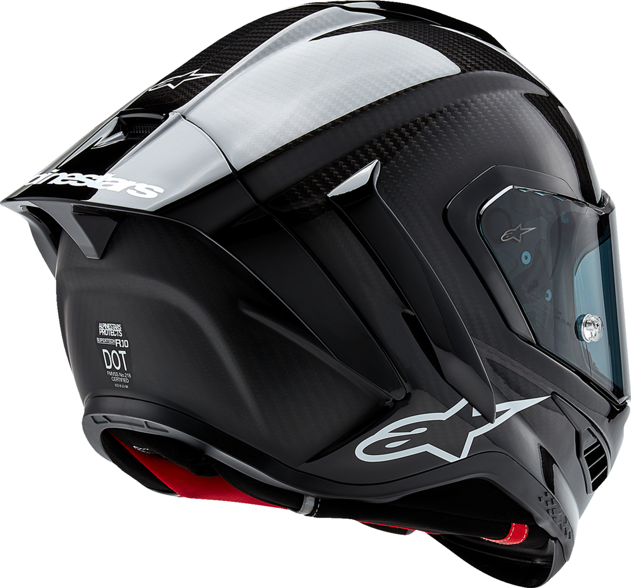 AlpineStars Supertech R10 Helmet - Solid - Carbon Black image 3