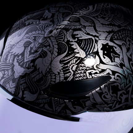 ICON Domain Helmet - Gravitas - Black image 5