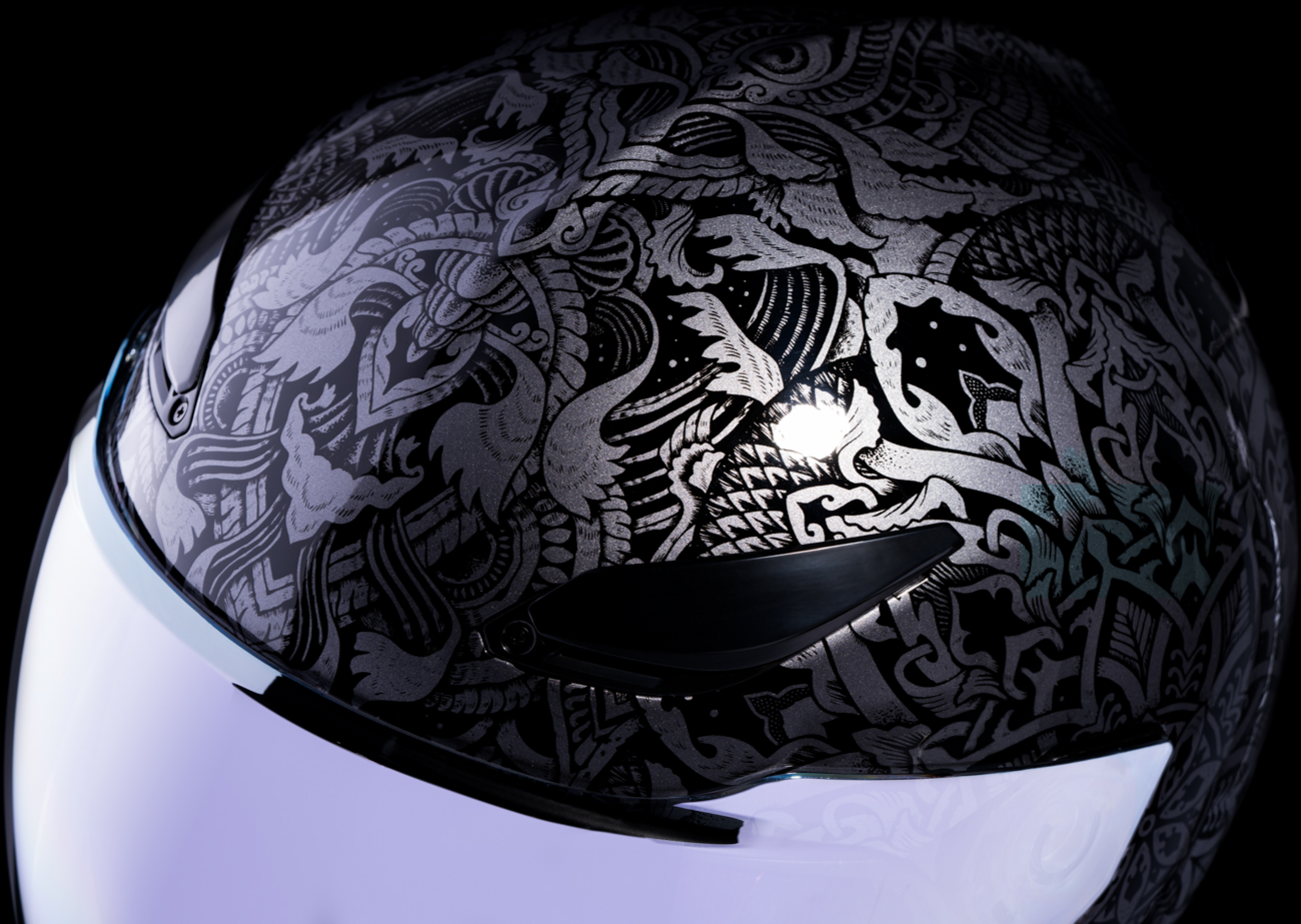 ICON Domain Helmet - Gravitas - Black image 5