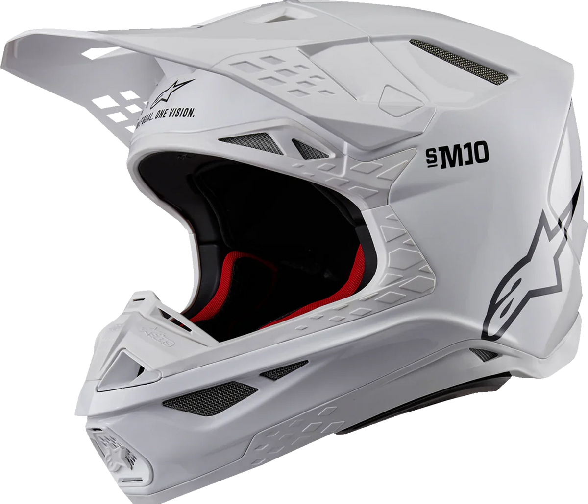 AlpineStars Supertech M10 Helmet - Solid - MIPS® - Gloss White image 0