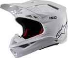 AlpineStars Supertech M10 Helmet - Solid - MIPS® - Gloss White image 0
