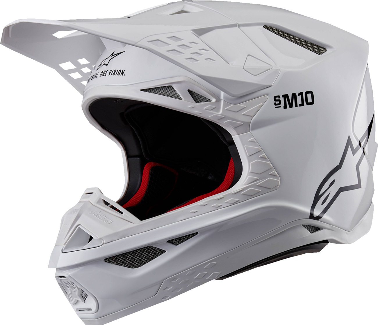 AlpineStars Supertech M10 Helmet - Solid - MIPS® - Gloss White image 0