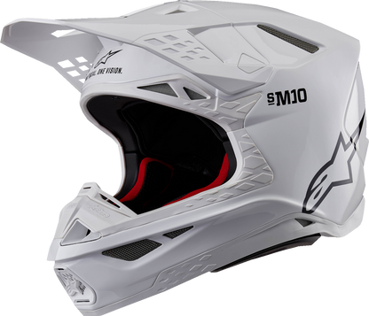 AlpineStars Supertech M10 Helmet - Solid - MIPS® - Gloss White image 0
