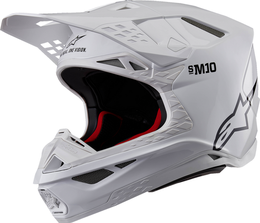 AlpineStars Supertech M10 Helmet - Solid - MIPS® - Gloss White image 0