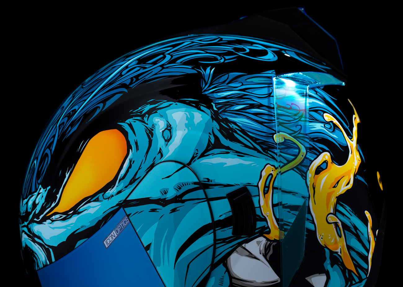 ICON Airform™ Manik'RR MIPS® Light Blue Helmet image 9