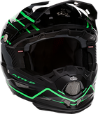 6D ATR-2 Helmet - Phase - Black/Green image 0