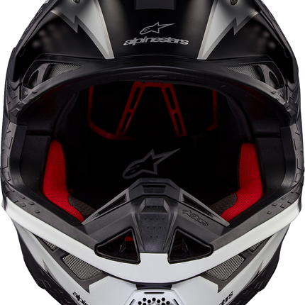 Alpinestars Supertech M10 Helmet - Ampress - MIPS® - Matte Black/White
