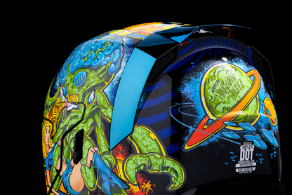 ICON Airflite Helmet - Bugoid Blitz - Blue image 7