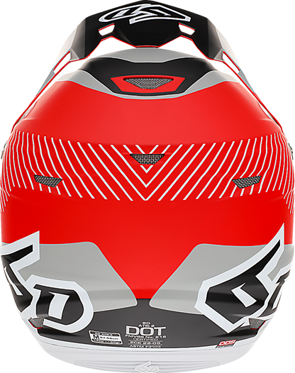 6D ATR-2 Helmet - Fusion - Red image 2